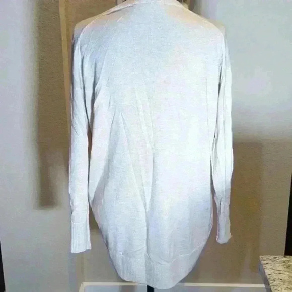 Loft Oatmeal Brown beige khaki cream sweater - longer in back XSmall EUC - Picture 5 of 5